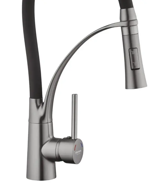 Смеситель для кухни Kroner KRP Ersel - GRP03393BLK (CV033800) - фото 4