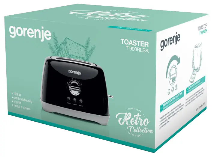 Тостер T 900 RLBK Gorenje teh0021559 - фото 2