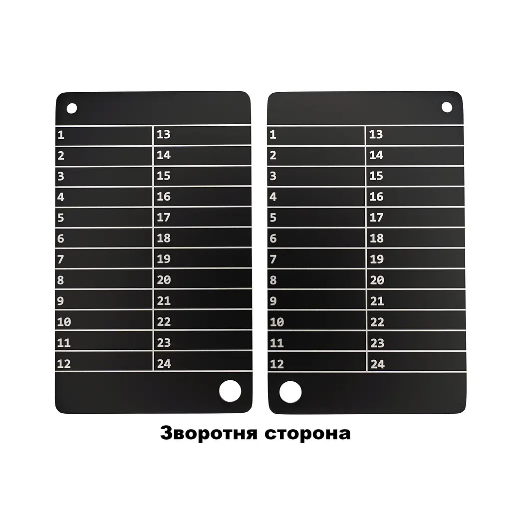 Металеві пластини Btcwallet Black Plate для зберігання сід-фрази, 2 штуки + кріпильний болт + гравірувальна ручка - фото 4