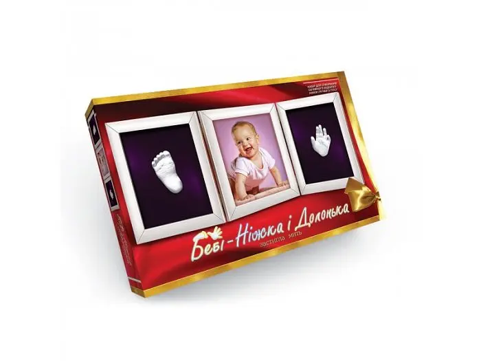 Набір для творчості Бебі Ніжка і Долонька, Danko Toys