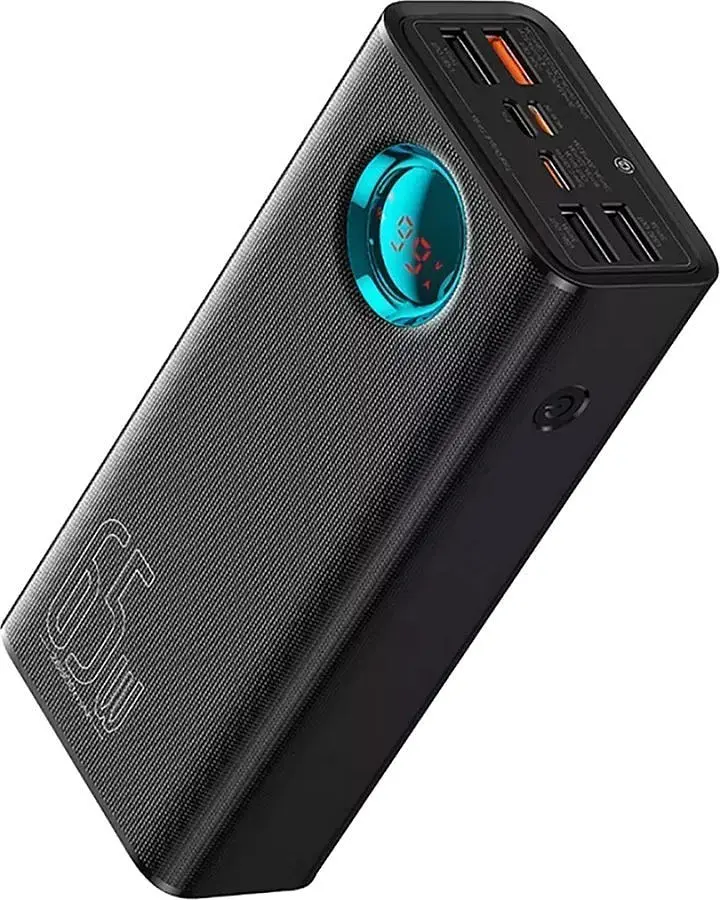 Внешний аккумулятор (павербанк) Baseus Amblight Digital Display 26800mAh 65w Black (P10022402113-00) - фото 3