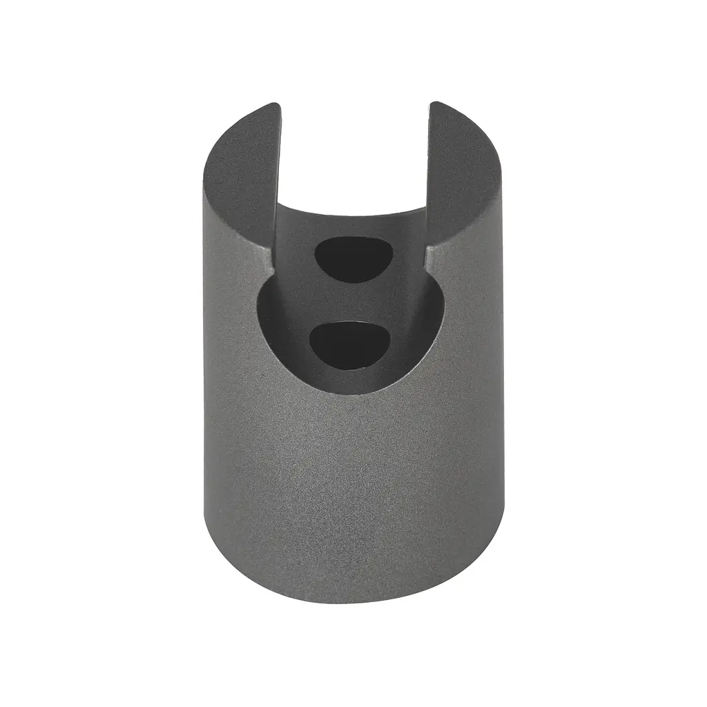 Тримач для ручного душу Qtap Spojeni округлий QT829910842854GRP Graphite Графит - фото 2