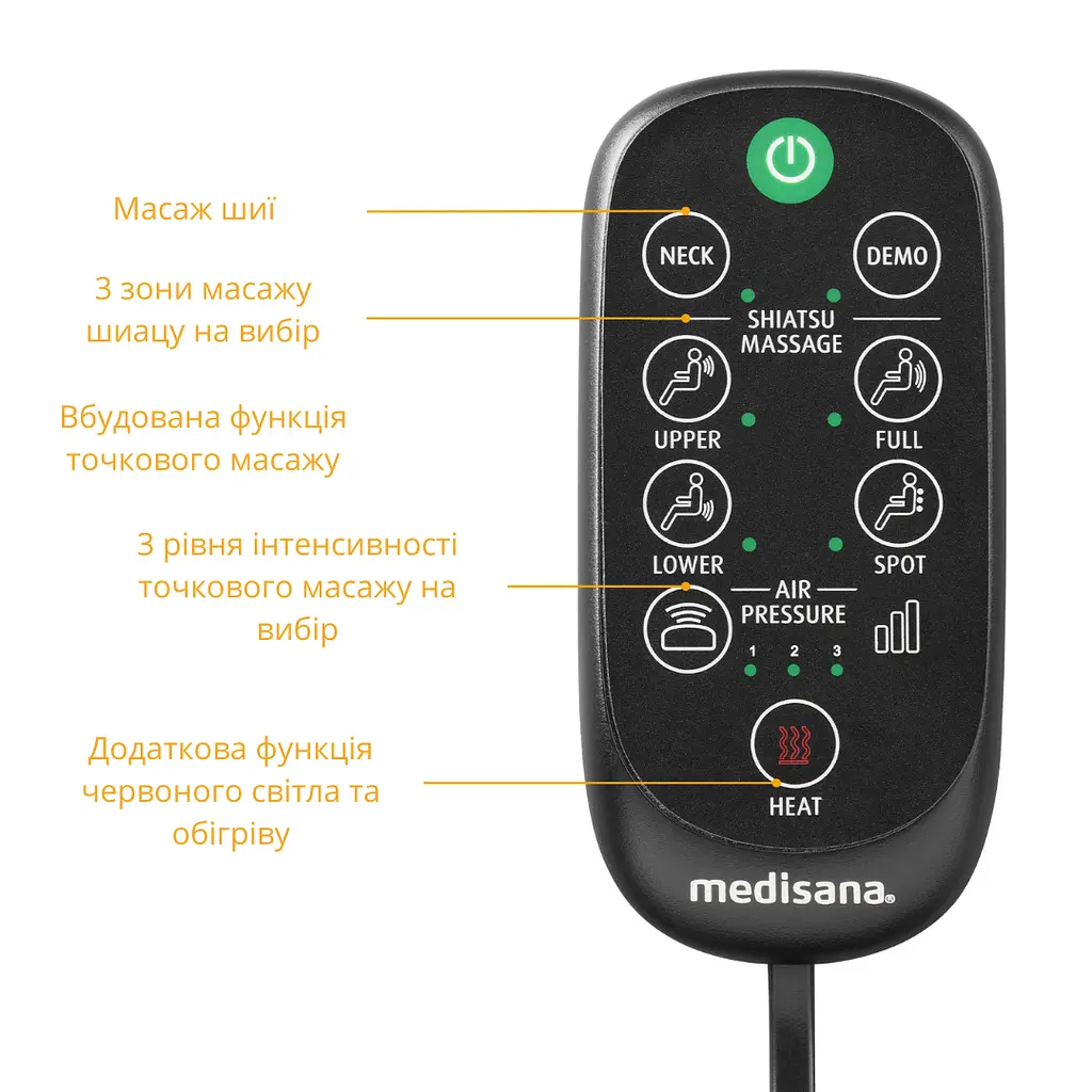Масажна накидка Medisana MC 825 - фото 3