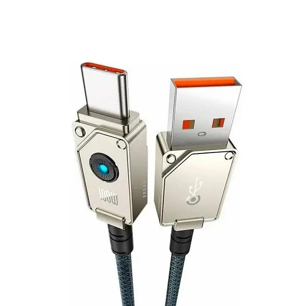 Кабель Baseus Unbreakable Series Fast Charging Data Cable USB to Type-C 100W 2m P10355801221-01 White - фото 2