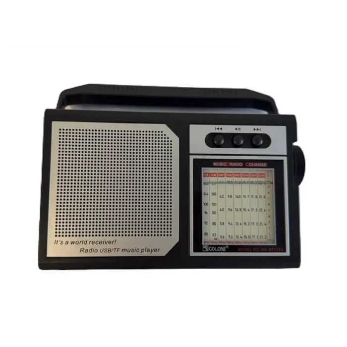 Радіоприймач сонячною панеллю Golon KB RX BT 329 SOLAR з Bluetooth і USB/SD - фото 2