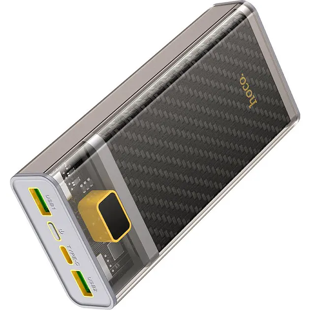 Портативная батарея Powerbank Hoco J103A Discovery Edition 22.5W 20000mAh Grey - фото 3