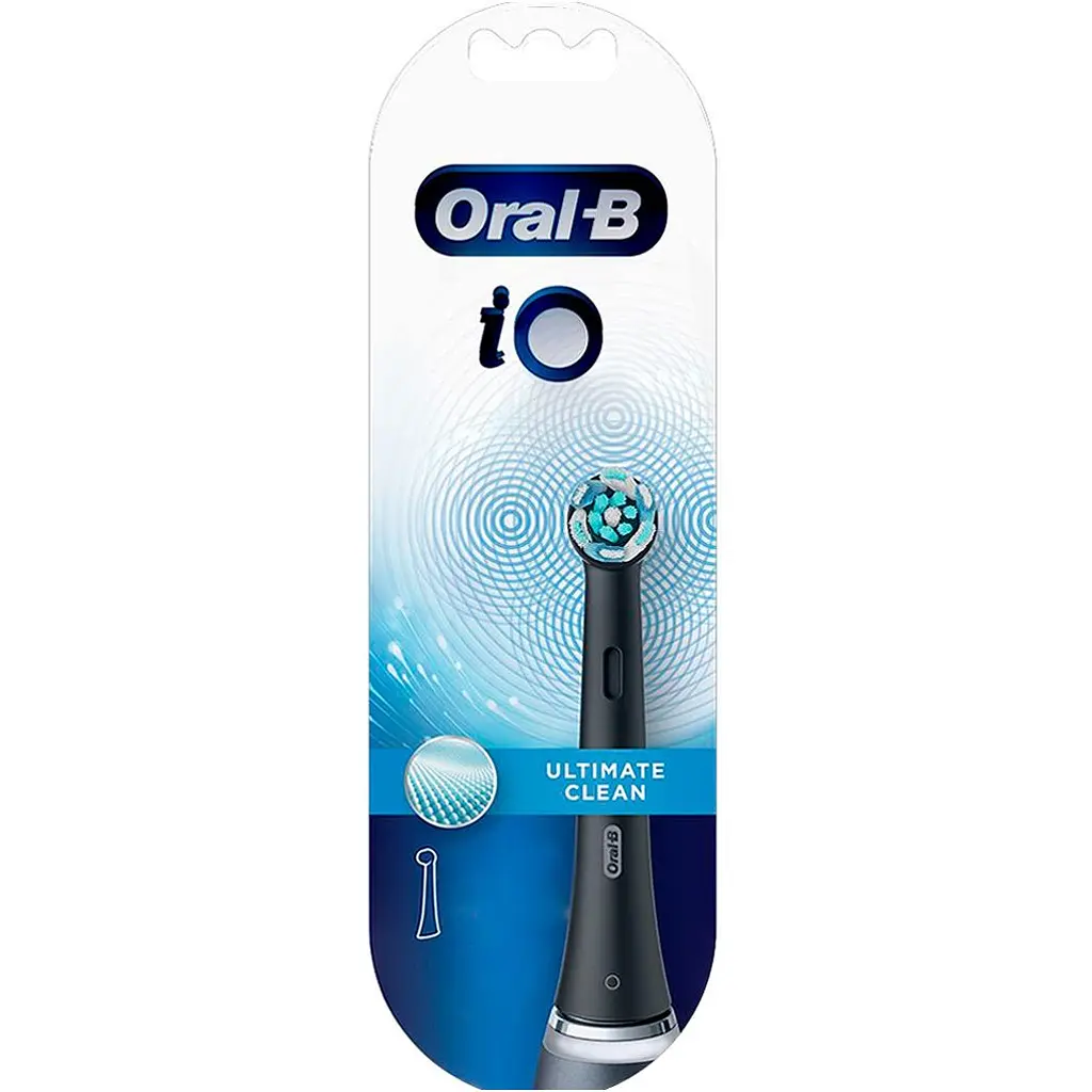 Насадка для зубної щітки Oral-B iO RB CB Ultimate Clean Black 1 шт. [105526] - фото 2