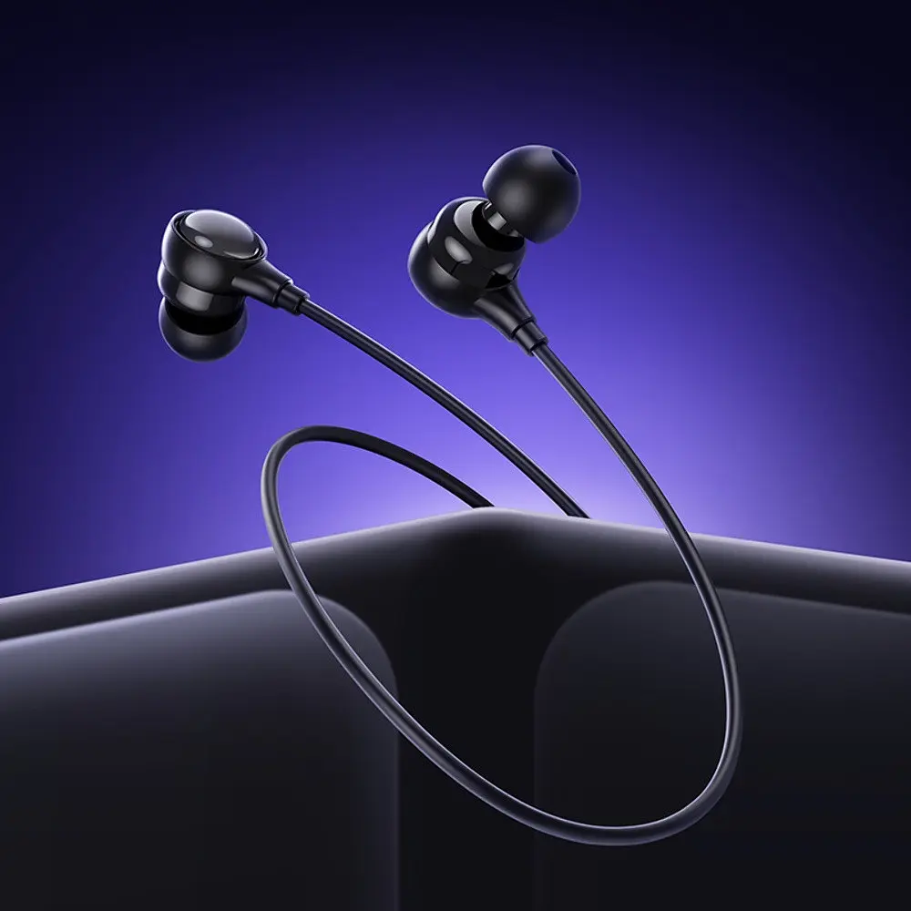 Проводные наушники Hoco M116 Benevolent universal earphones with microphone, 1.2m, lightning, black - фото 6