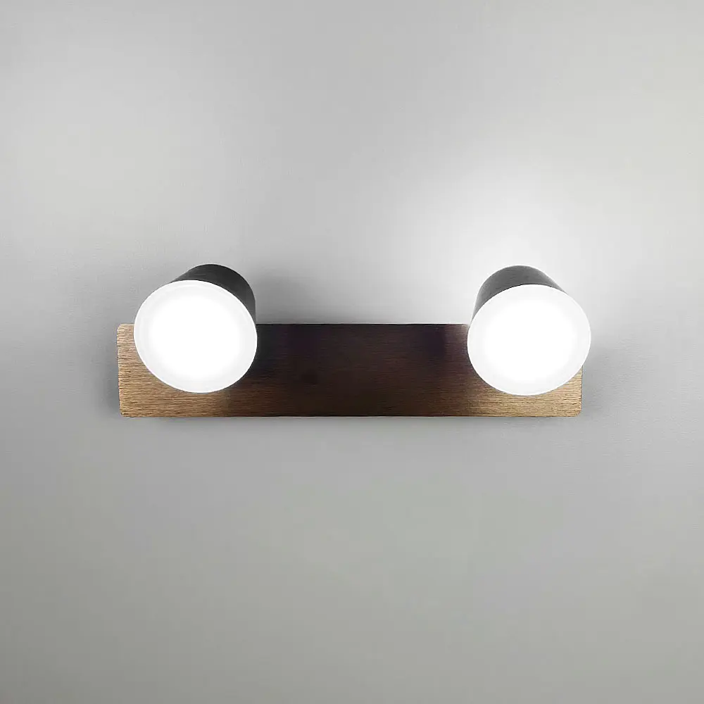 Коричневый LED бра Line F с двумя регулирующими точками света 32х14 см Арт. 8358/2 BCoffee - фото 6