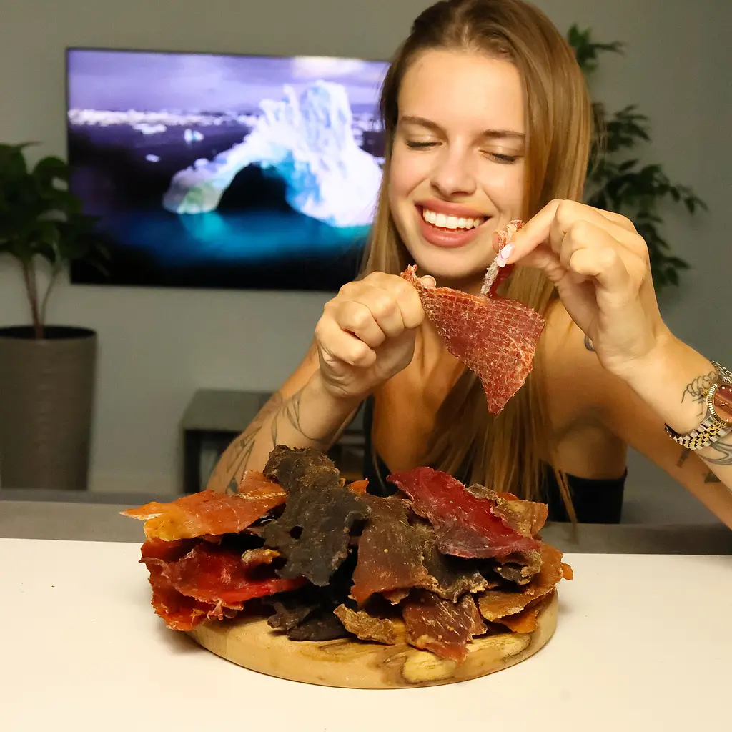 М'ясо курки сушене "Соломка Часник" 250 г - фото 4