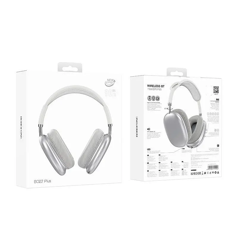 Навушники Borofone Elegant BT headphones BO22 Plus BT5.4, AUX/TF, 90h - фото 3