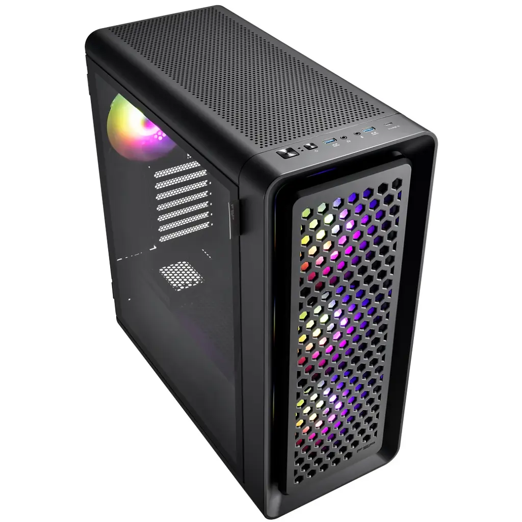 Корпус FSP CUT593AB без БЖ ATX Black - фото 2