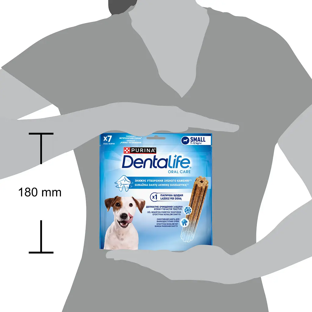 Ласощі для собак малих порід DentaLife для здоров'я зубів і ясен 115 г - фото 4