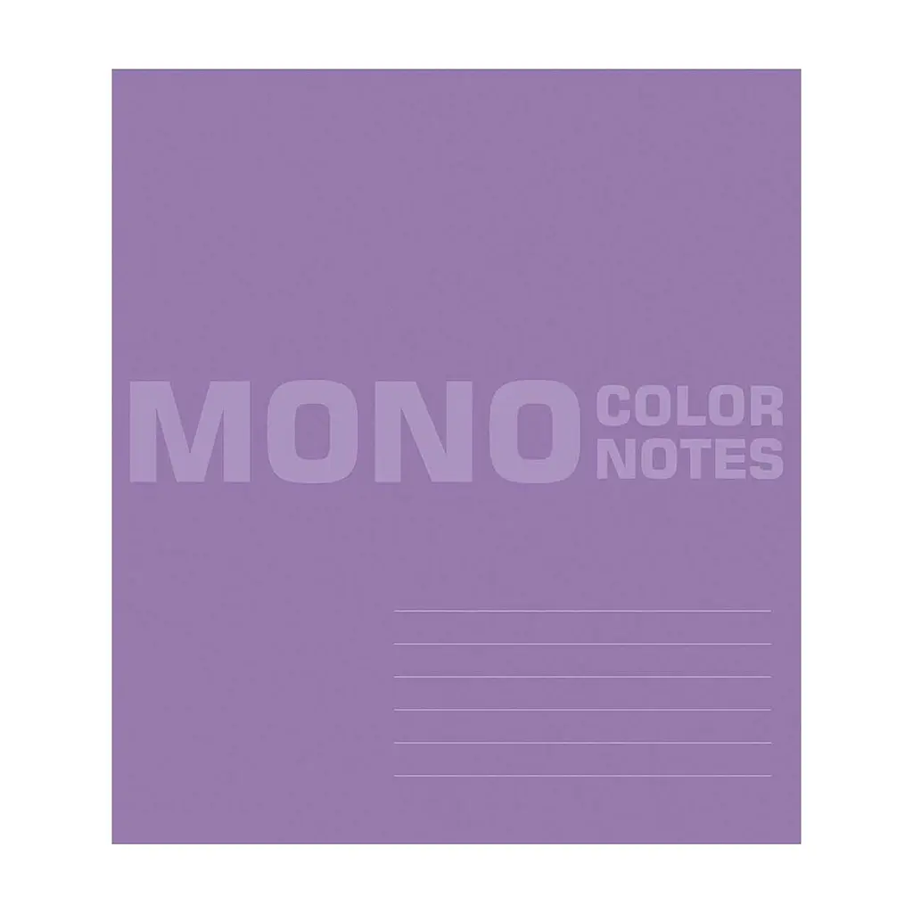 Зошит Школярик Mono 48 аркушів лінія (048-3646L), в асортименті - фото 5