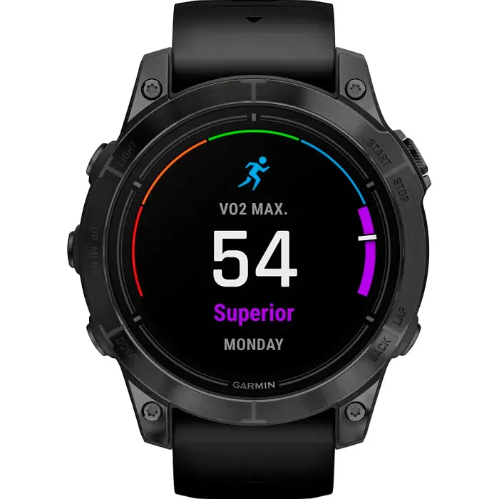 Смарт-годинник Garmin Epix Pro (Gen 2) Standard Edition 47mm Slate Gray with Black Band (010-02803-00) [86538] - фото 2