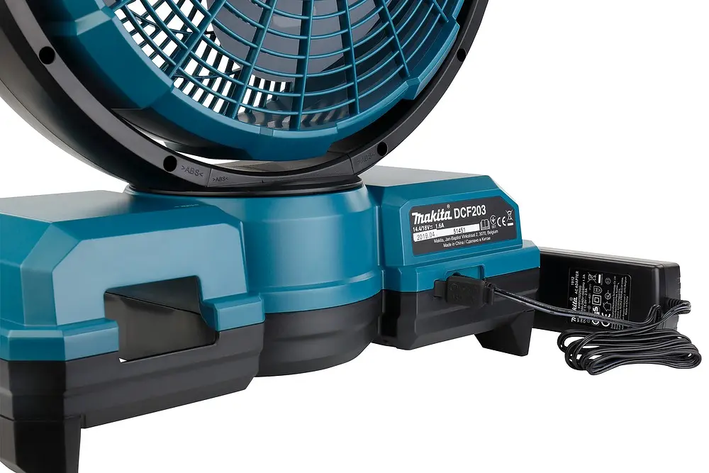 Вентилятор акумуляторний Makita DCF203Z (235 мм, 2-3.1 м/с, LXT, AC, без акумуляторів та зарядного пристрою) - фото 8