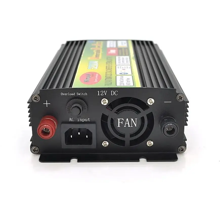 Инвертор напряжения Voltronic Wm-3200 (1900Вт) + Charge 8A, 12/220 с аппроксимированной синусоидой, 1 универсальная розетка + USB, клемм + крокодилы - фото 2