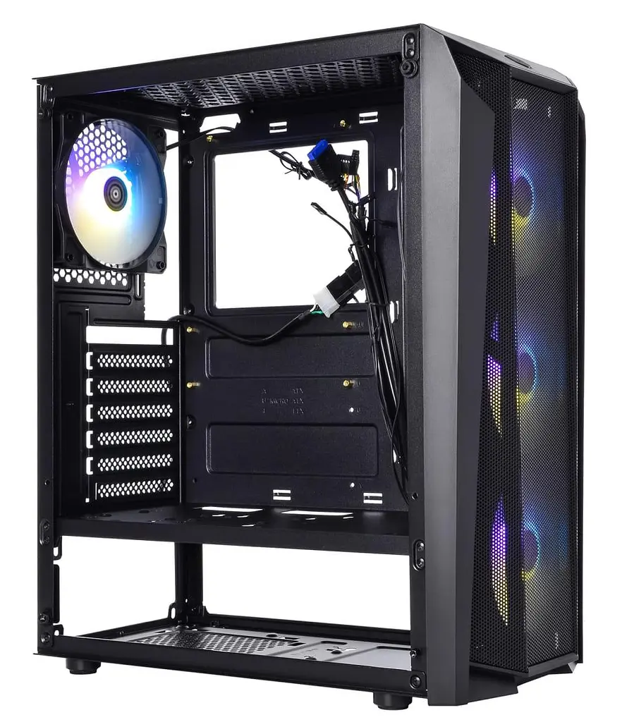 Корпус QUBE BOREY V2.0 ARGB Black (BOREY_F5NU3_V2.0) - фото 12