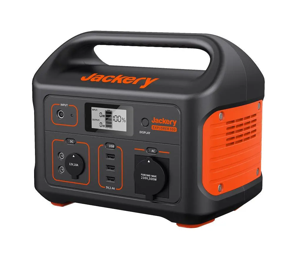 Портативна зарядна станція Jackery Explorer 500EU Black/Orange - фото 2