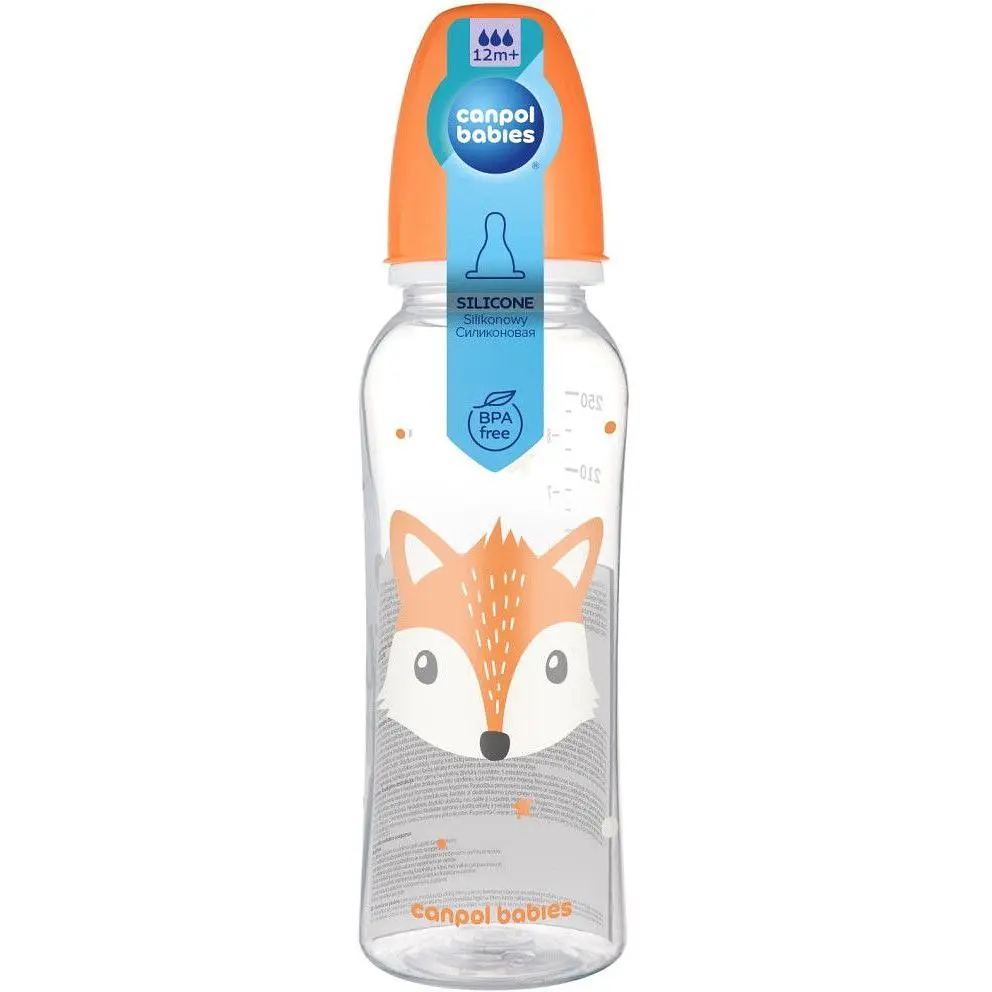 Бутылочка Canpol Babies Cute Animals 250 мл. (11/841_ora) - фото 3