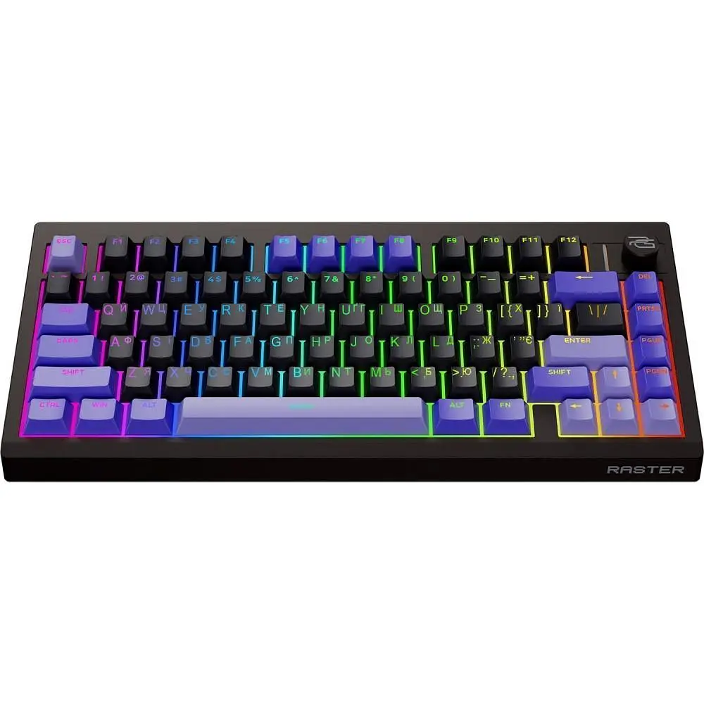 Клавіатура Proove Gaming Raster (Ukraine Layout) Black/Purple (WKRS00022416) - фото 6