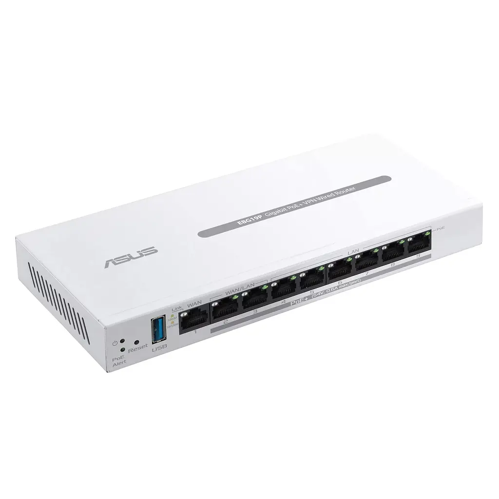 Маршрутизатор ExpertWiFi EBG19P 8xGE LAN (8xPoE), 1xGE WAN, 1xUSB 3.2, 123W, BT Asus teh0017241 - фото 3