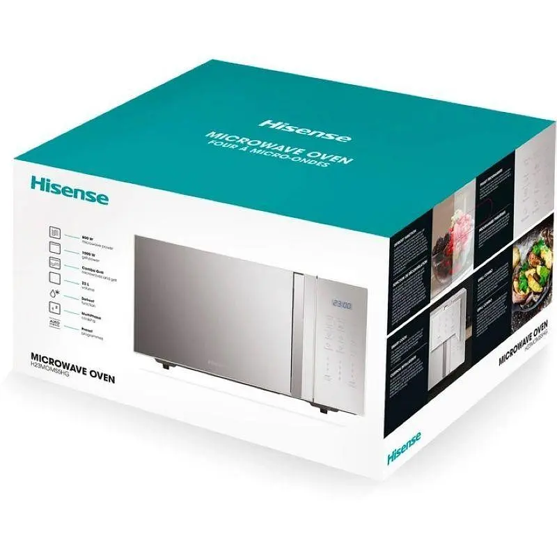 Мікрохвильова піч з грилем Hisense H23MOMS5HG - фото 4