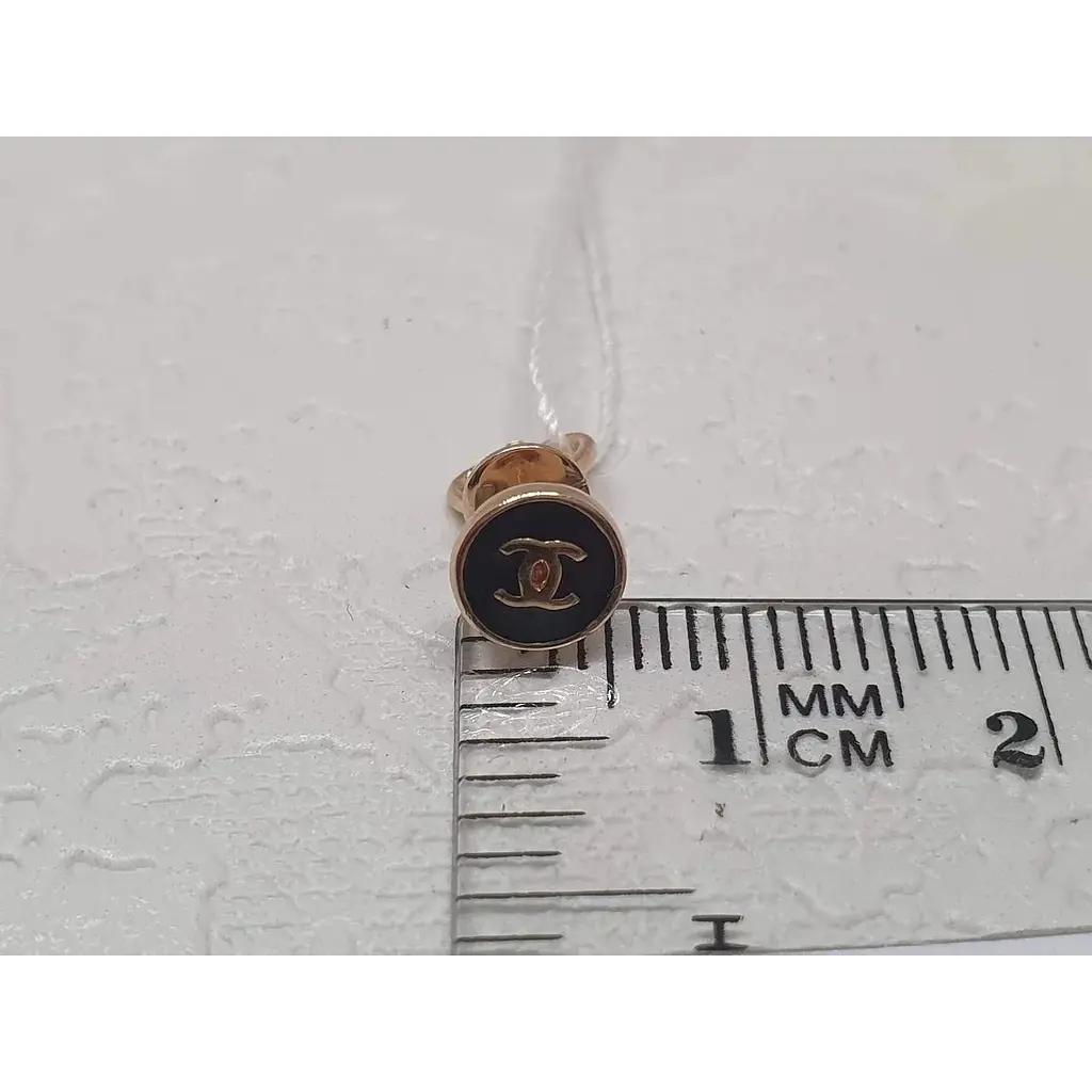 Золотые серьги-пуссеты Favoritum с эмалью. 210103 - фото 4