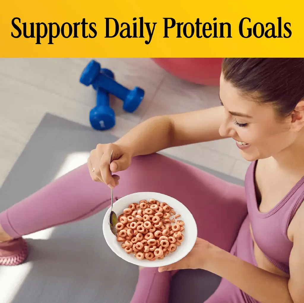 Сухий сніданок General Mills Cheerios Protein Gluten Free Strawberry 425г - фото 8