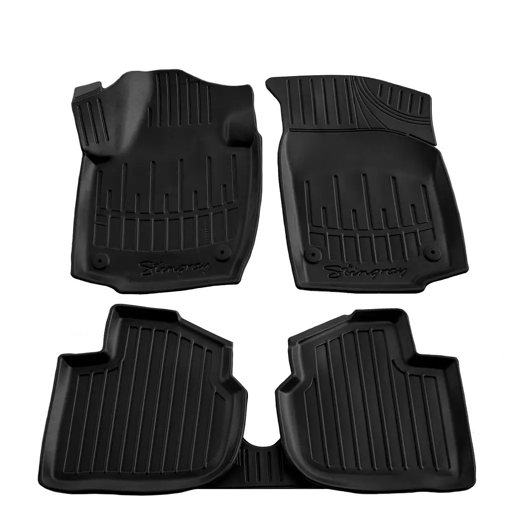 Автомобільні 3D килимки в салон Skoda Rapid 2012-2019 Високий борт