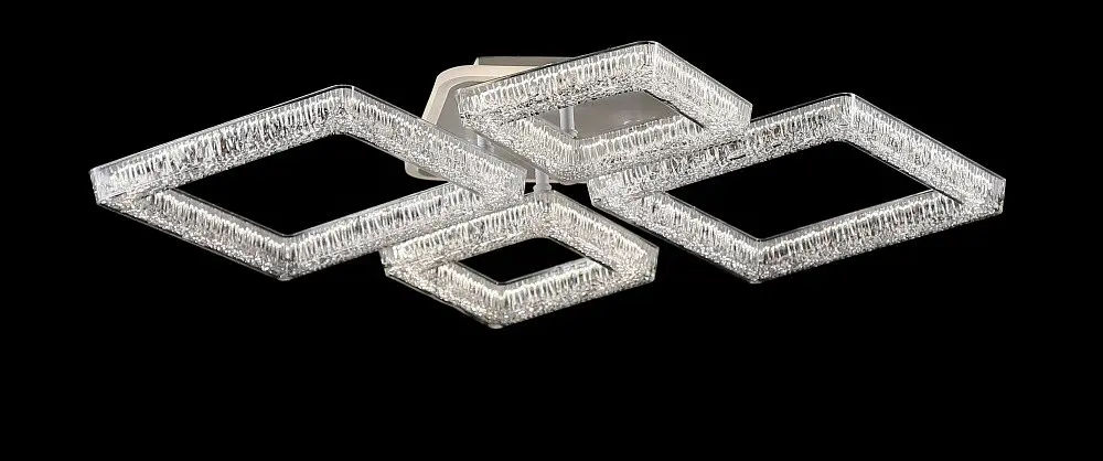 Світлодіодна люстра Splendid Ray LS/2S+2B LED (WH), білий, 60 Вт, від 8-16 м² - фото 2