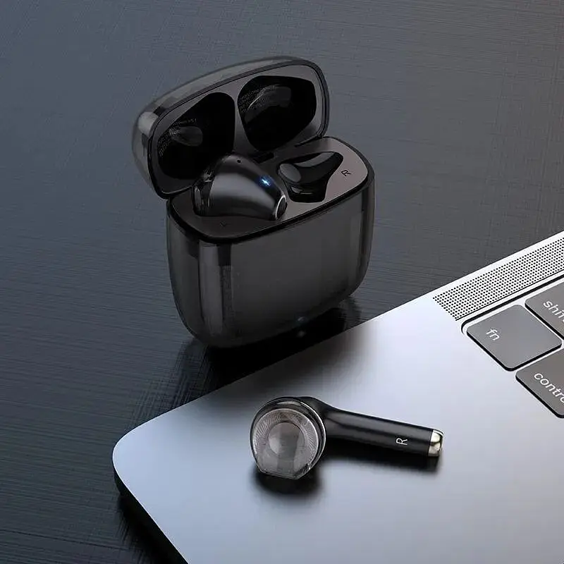 Наушники Bluetooth Hoco Clear Explore Edition true wireless BT headset EW15 черные - фото 5