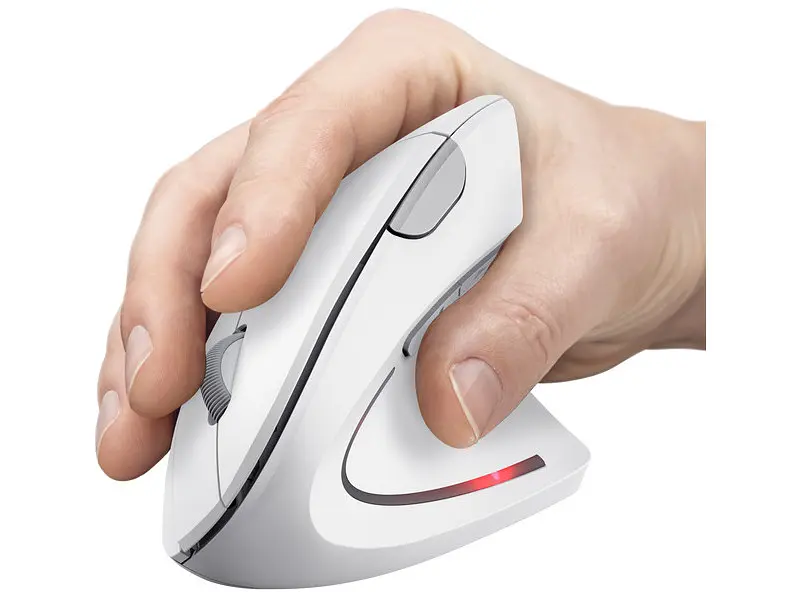 Миша Trust Verto Wireless Ergonomic White (25132) - фото 4