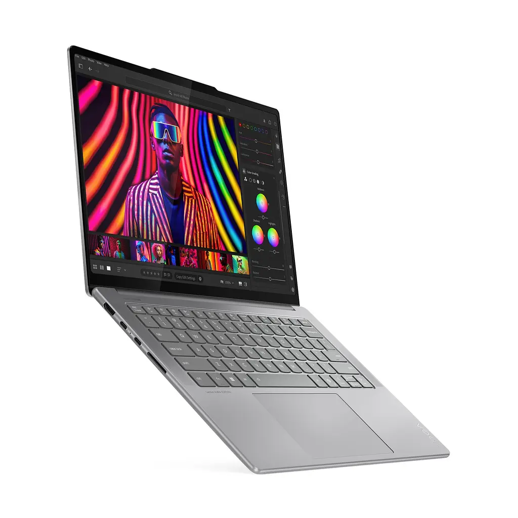 Ноутбук Lenovo Yoga Pro 7 14IAH10 (83KF000YRM), Intel Core Ultra 7 255H до 5,1 ГГц, 14,5-дюймовый 3K Touch, 32 ГБ, 1 ТБ, Intel Arc 140T, Windows 11 Home, Luna Gray - фото 6
