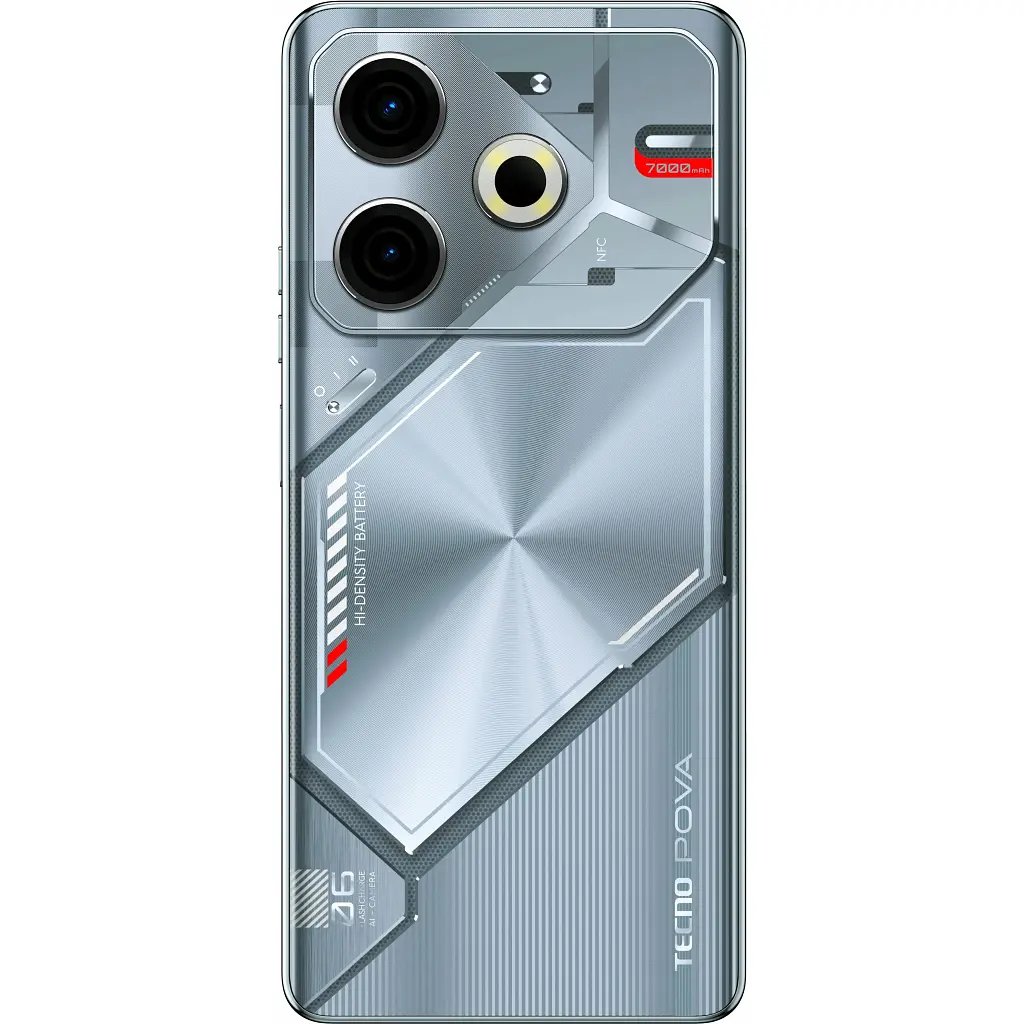 Смартфон Tecno Pova 6 Neo 8/256Gb Starry Silver (LI6) (UA UCRF) NFC - фото 3