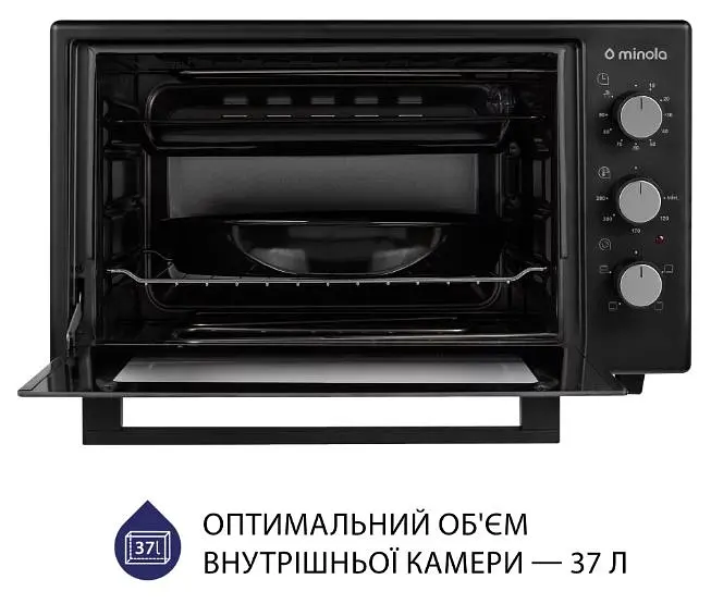 Електрична піч Minola Foev 3714 BL - фото 3