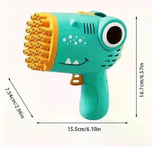 Дитячий автоматичний пістолет-кулемет для мильних бульбашок Bubble Blaster AND 636-73 - фото 4