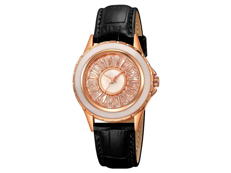 Жіночий наручний годинник 2172RGBK Rose Gold-Black Skmei acs0030201 - фото 2