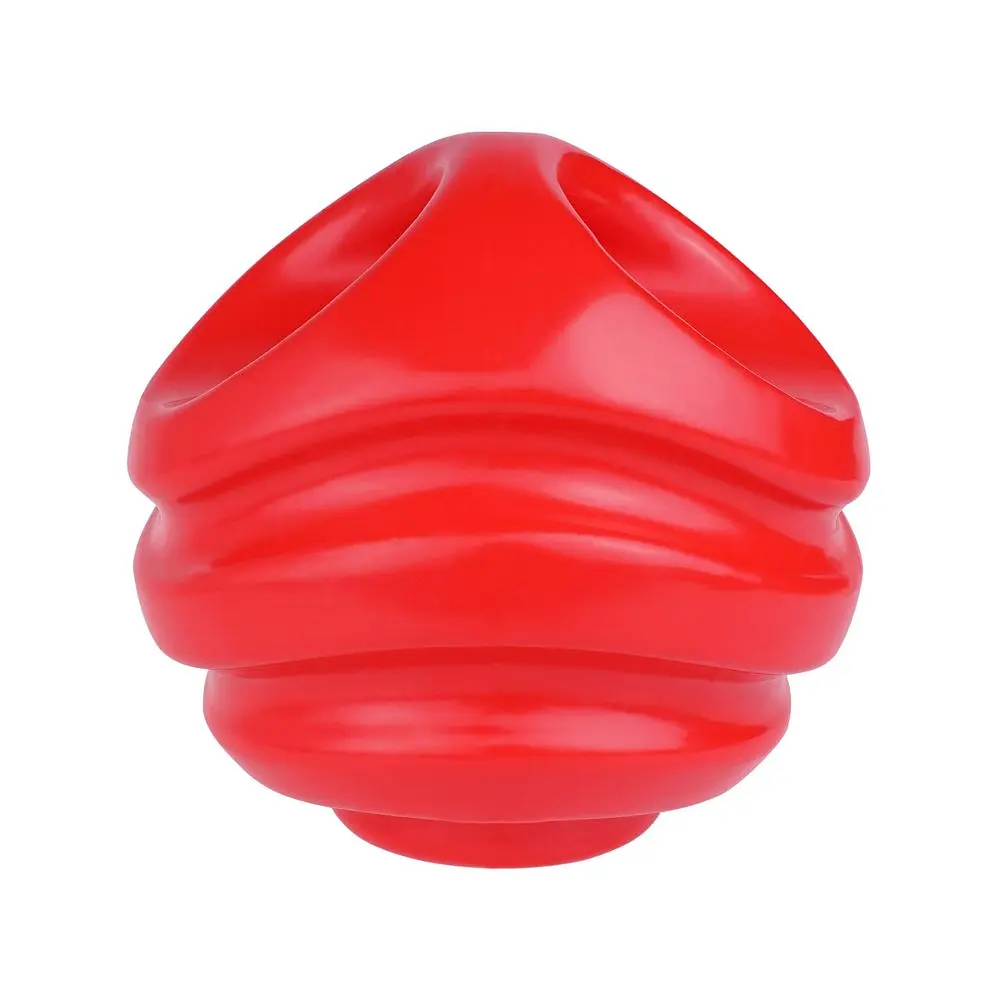 Іграшка для собак BronzeDog FLOAT плаваюча Силовий м'яч 11 см червоний - фото 4
