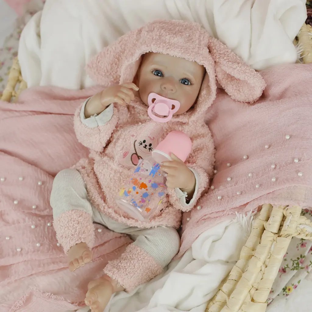 Колекційна силіконова лялька реборн новонароджена дитина reborn Reborn Dolls det0018881 - фото 3