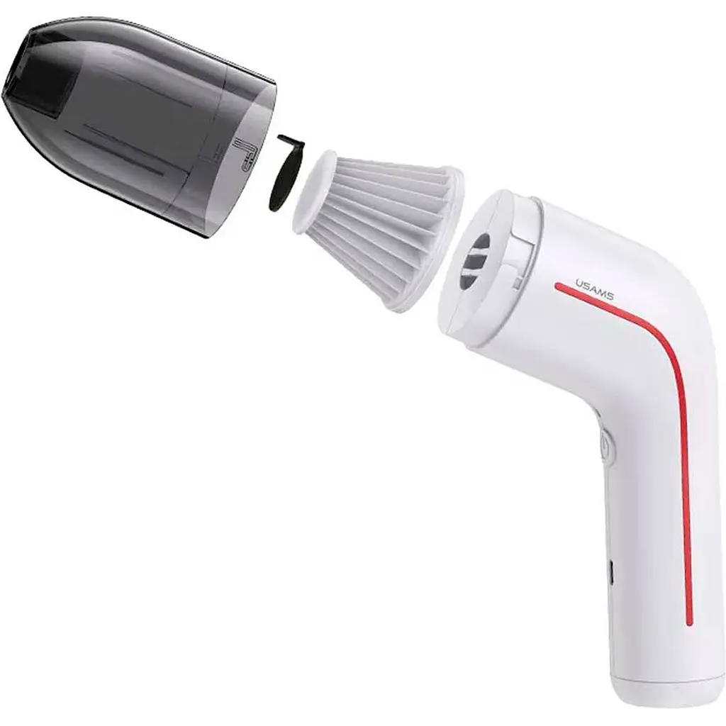 Ручний пилосос Usams LEJ Series US-ZB253 White (XCQZB25301) [87107] - фото 3
