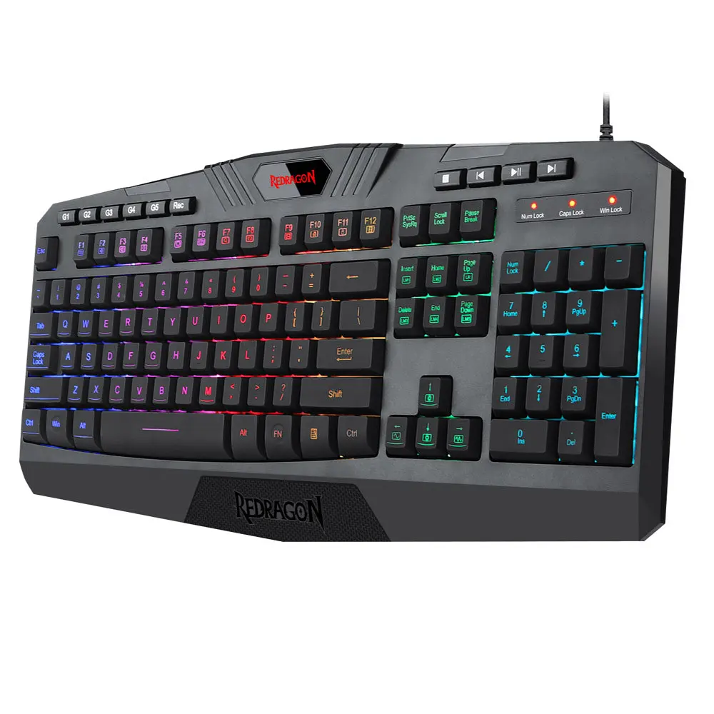 Клавіатура ігрова Redragon Harpe2 UKR RGB USB-підставка - фото 4