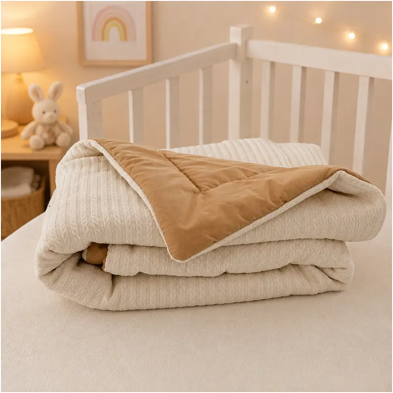 Плед дитячий MirSon Premium Pique Creamy 60х80 см (2200013893646) - фото 6