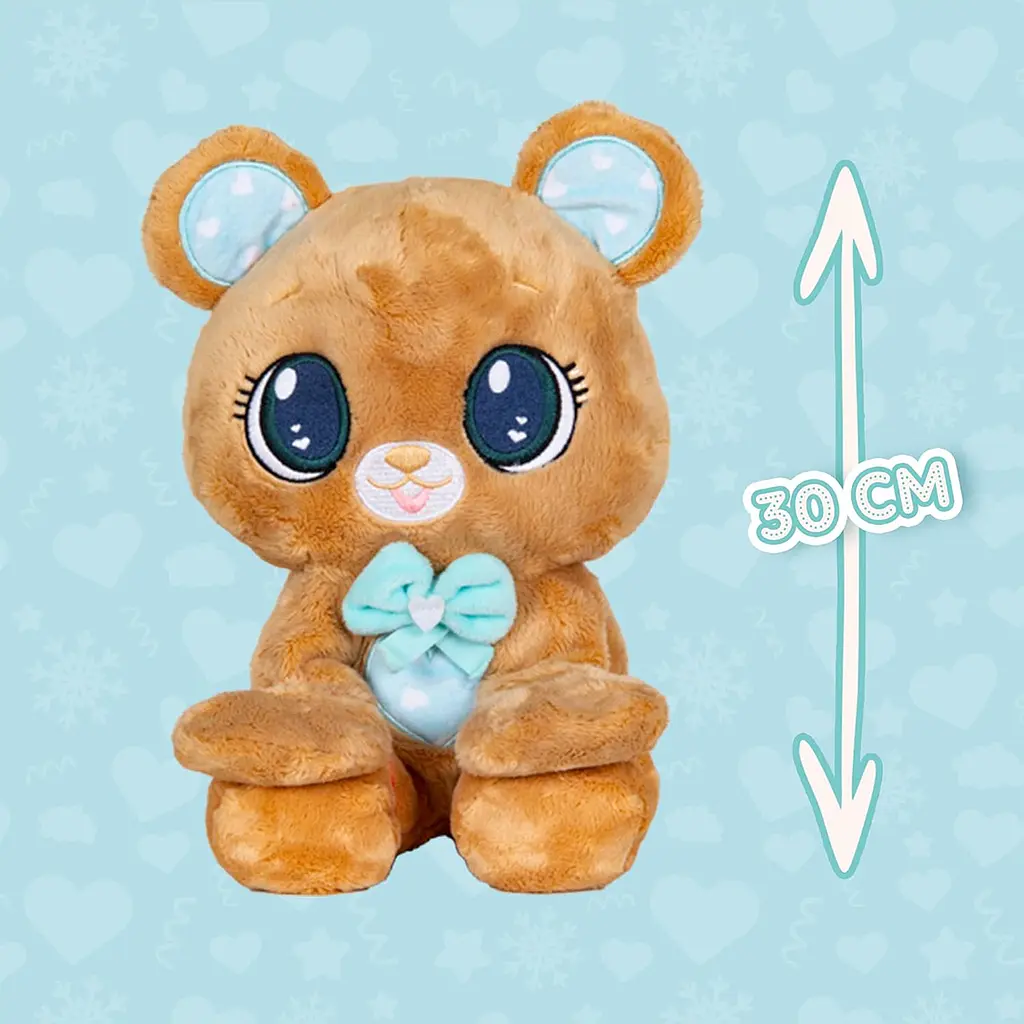 М’яка іграшка Peekapets Ведмедик коричневий 30 см (907867) - фото 6