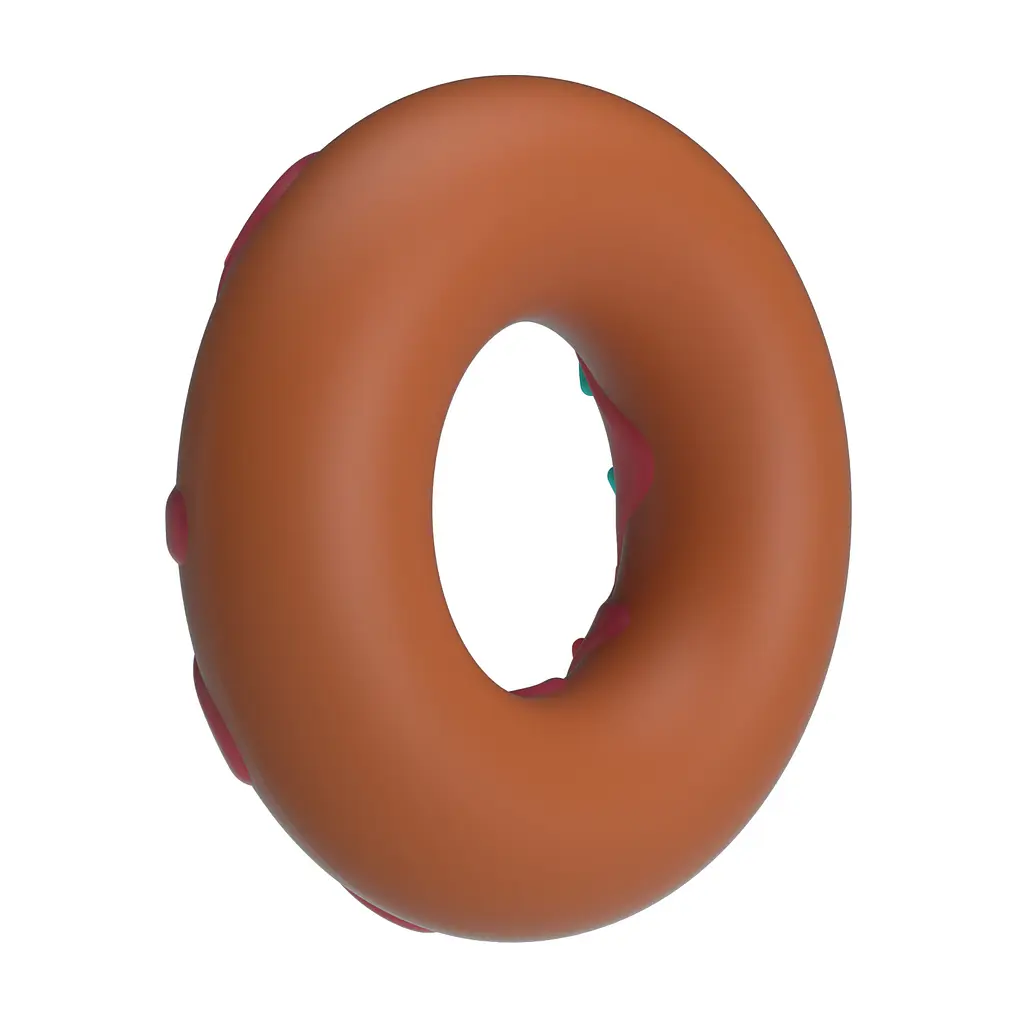 Ерекційне кільце Pretty Love Berry Super Donut різнобарвне - фото 3