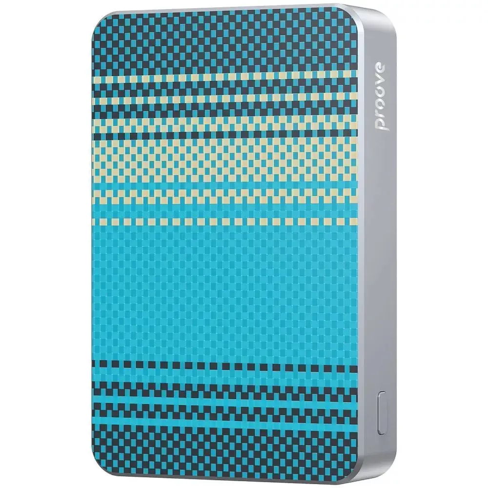 Портативний магнітний акумулятор - бездротове зарядне Proove Carbon Slim 22.5W 10000mAh Nightfall (PBCS22110051)