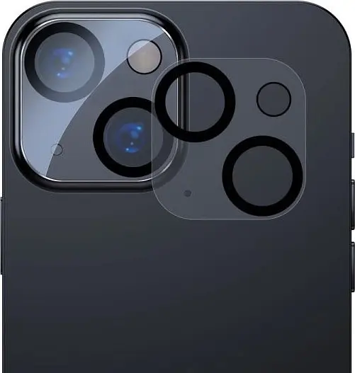 Захисне скло на камеру Baseus для Apple iPhone 13 Mini/13 Transparent 2шт [SGQK000002] [85694] - фото 2