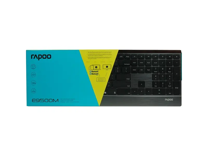 Клавіатура Rapoo E9500M Wireless Black - фото 7