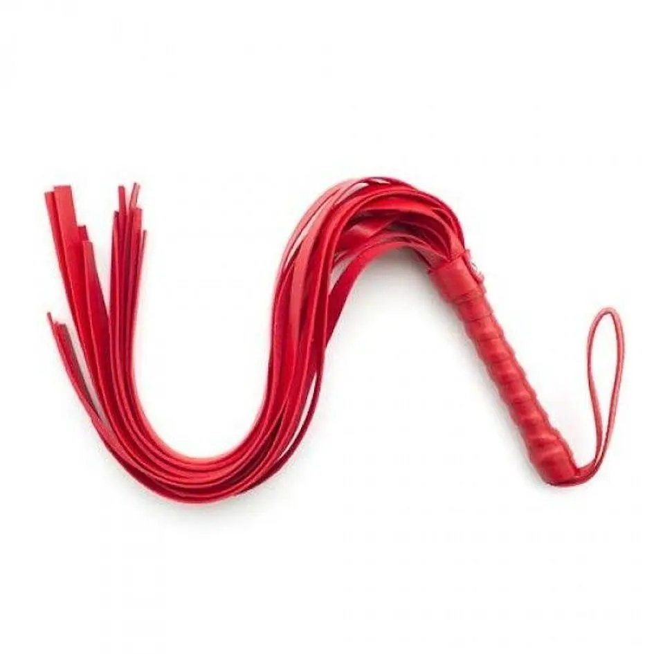 Флогер Toyz4lovers Frusta a frange Squash Whip, 45 см (червоний) - фото 2
