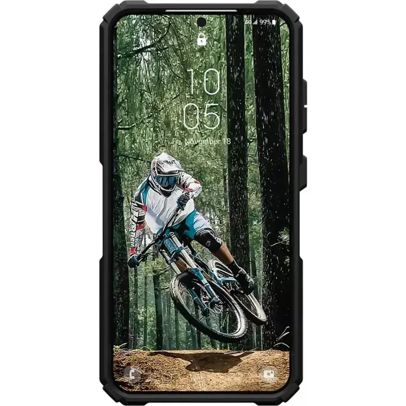Чохол-накладка Urban Armor Gear Plasma XTE MagSafe для Samsung Galaxy S24 SM-S921 Black/Silver (214448114034) - фото 2